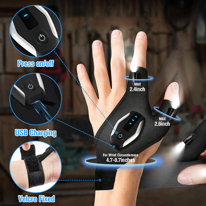 LED Flashlight Gloves